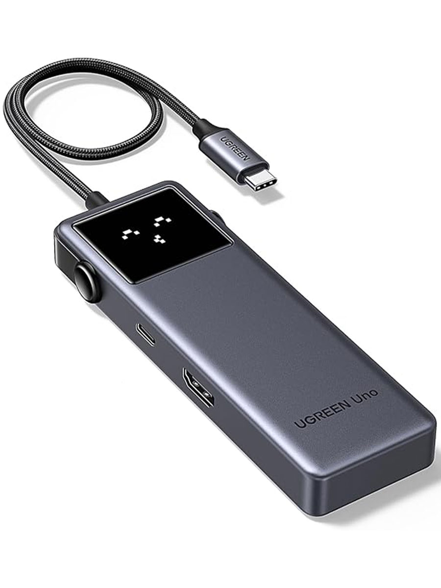 Адаптер UGREEN Uno 6in1 4K 10Gbps Grey - Фото #2