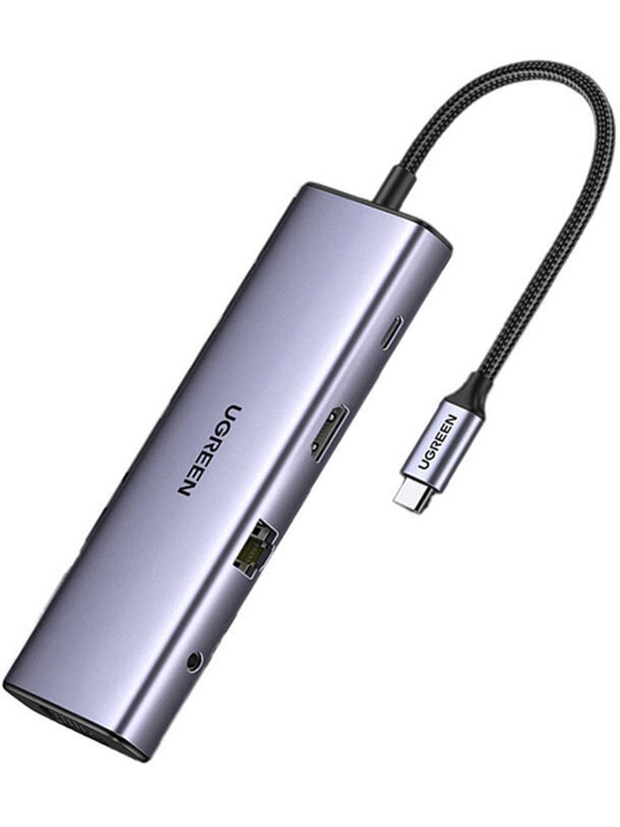 Адаптор UGREEN Revodok Pro 107 10in1 Gray - Фото #2