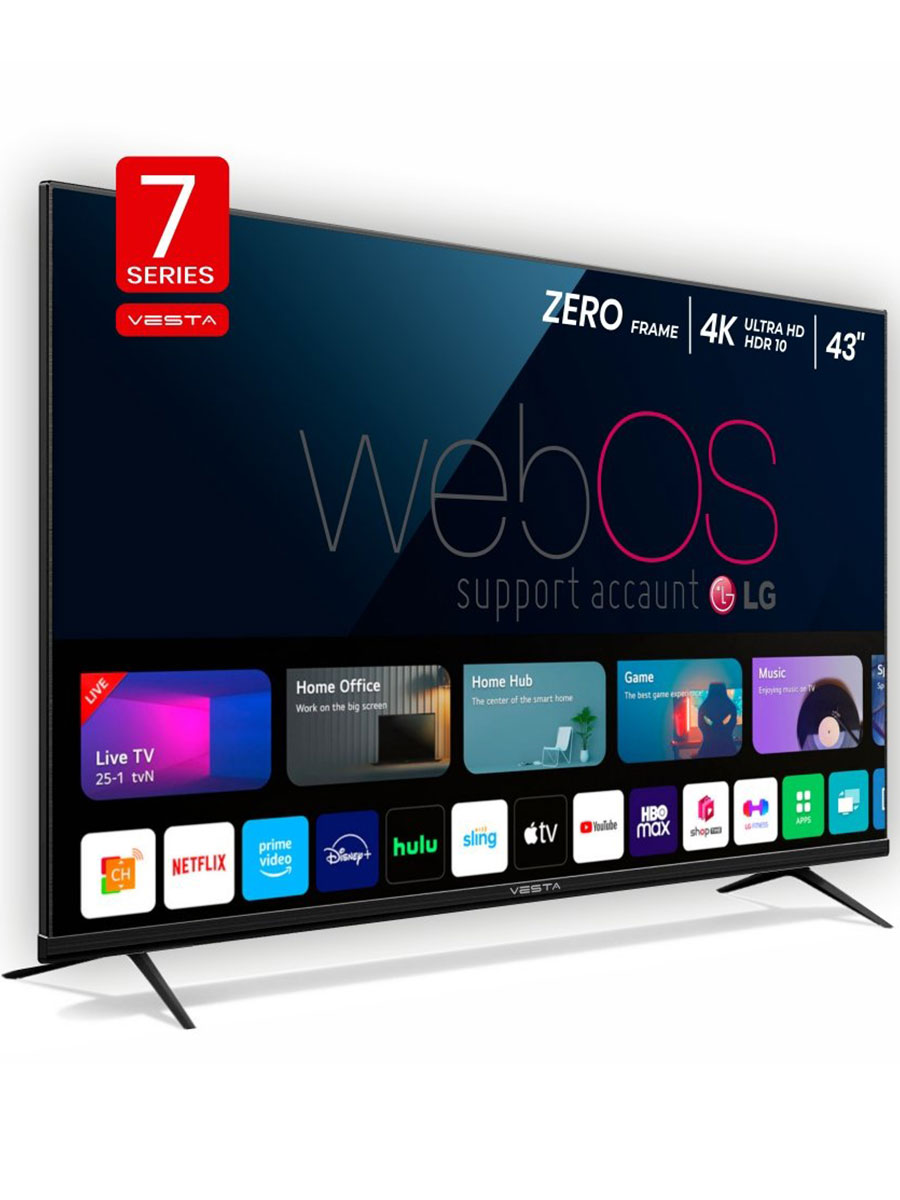 Televizor Vesta WU4375AAA 43" Black - Foto