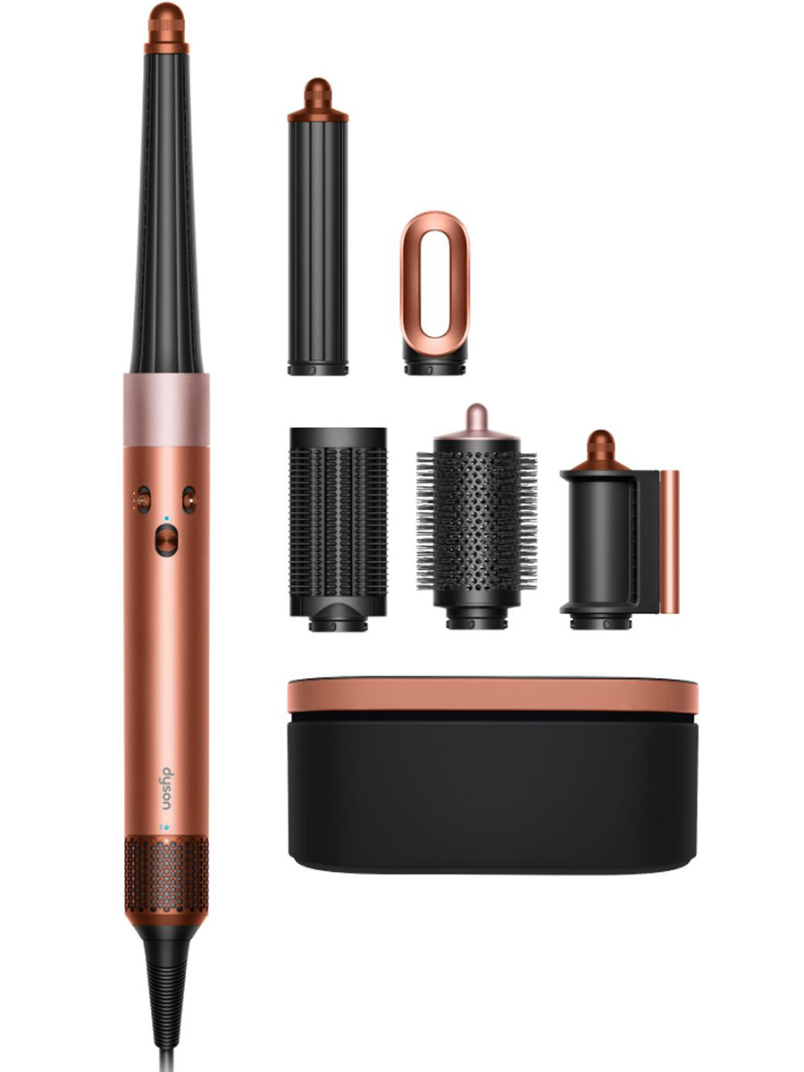Uscător de păr electric Dyson Airwrap Complete Long HS08 Amber silk - Foto