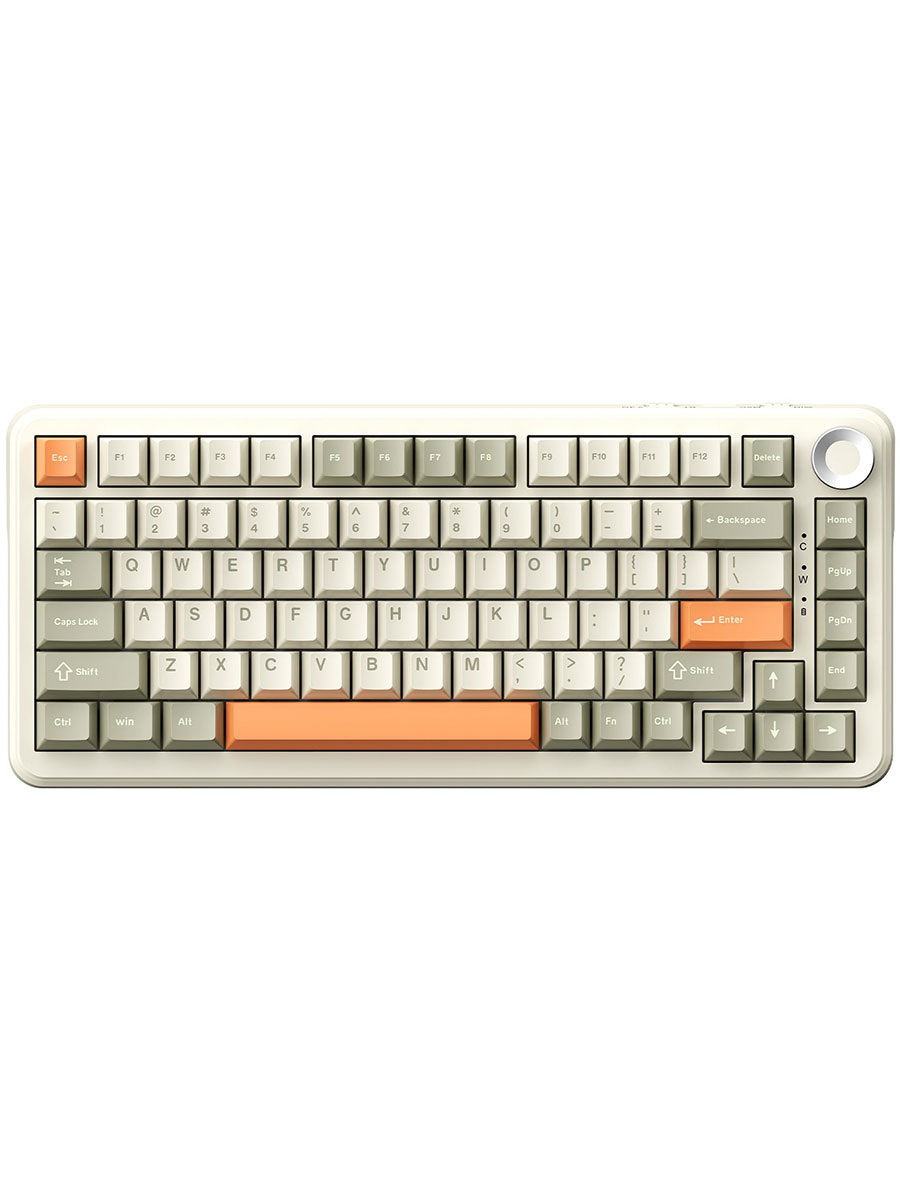 Беспроводная механическая клавиатура Ajazz AK820 Max Beige - Фото #1