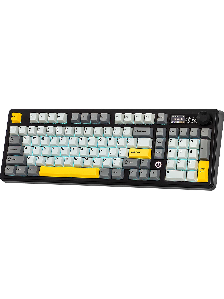 Беспроводная механическая клавиатура Ajazz AK980 Black - Фото #2
