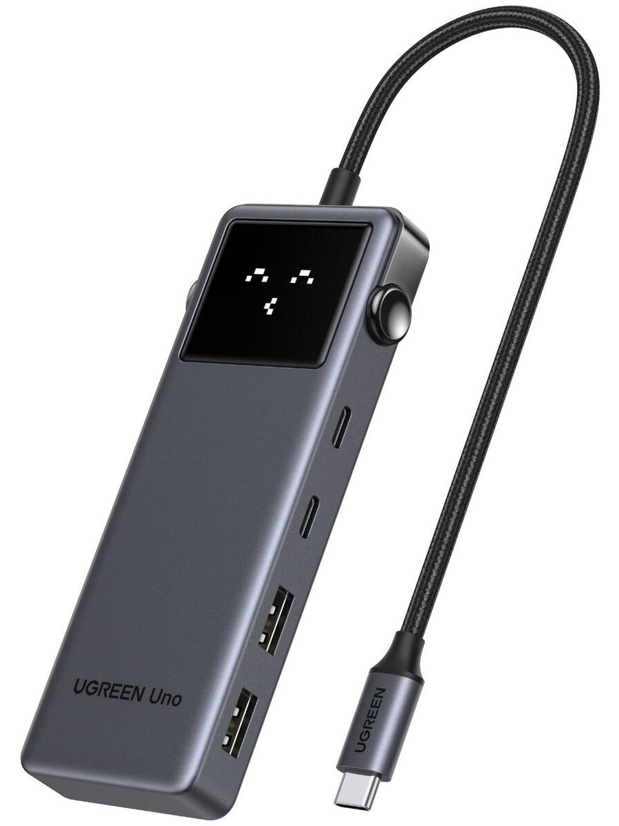 Adaptor UGREEN Uno CM888 6in1 Grey - Foto