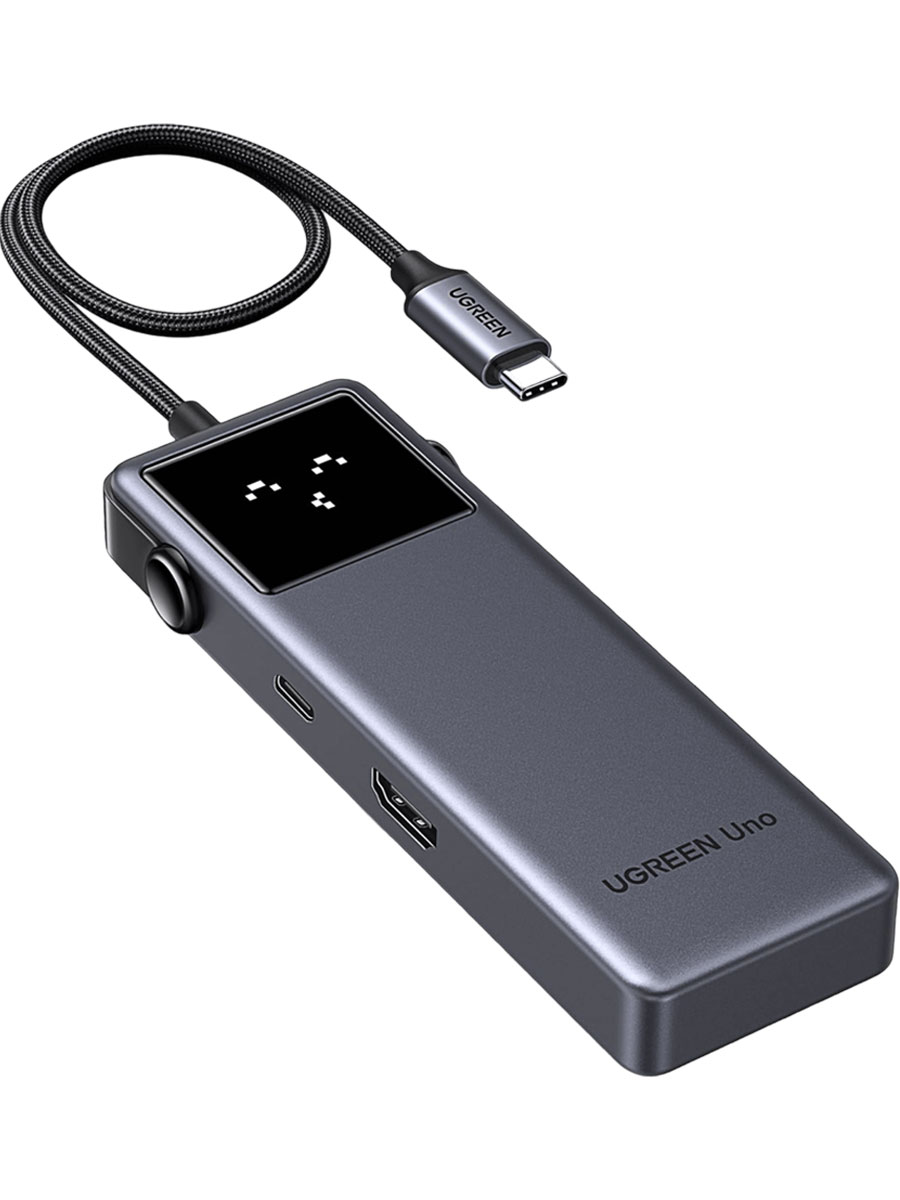 Адаптор UGREEN Uno CM888 6in1 Grey - Фото #2
