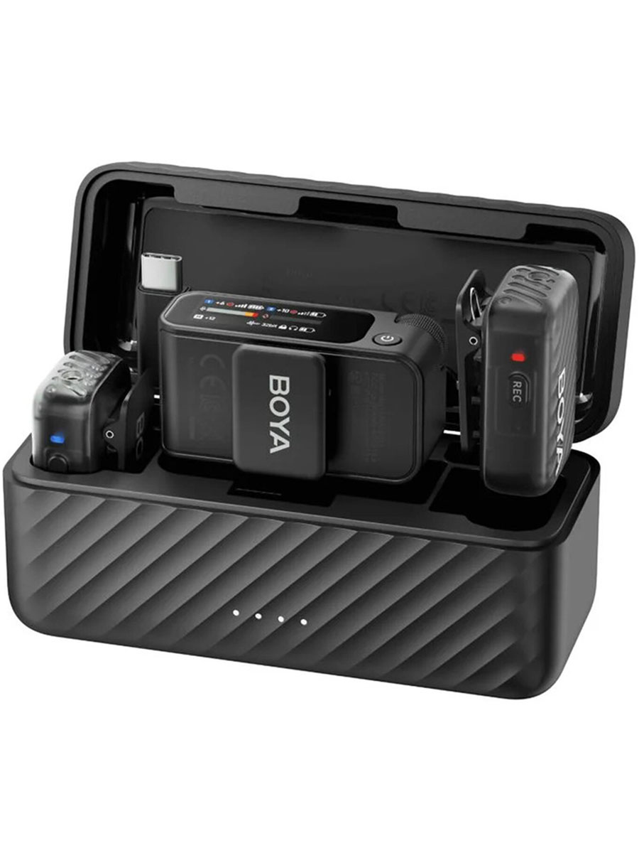 Microfon Boya BOYAMIC V2 3in1 Black - Foto #2