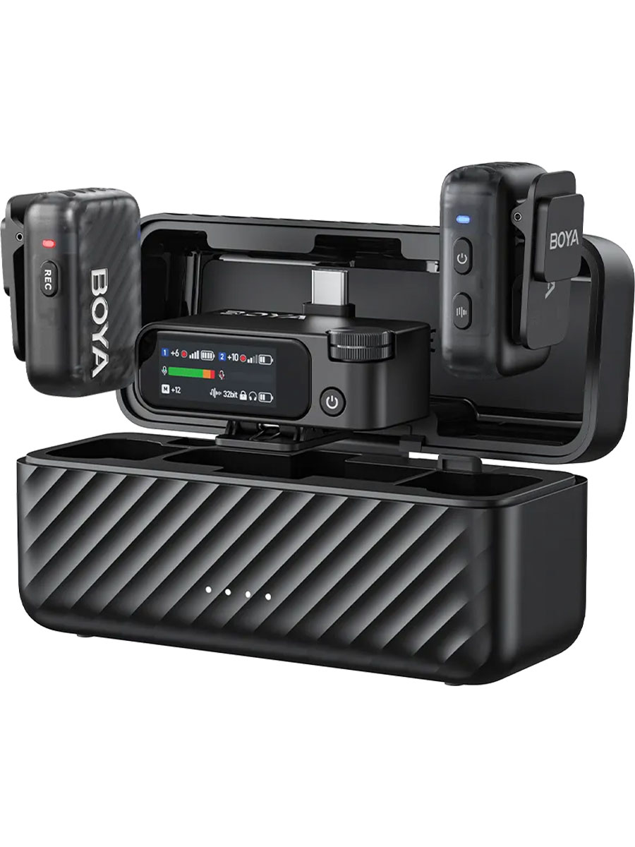 Microfon Boya BOYAMIC V2 3in1 Black - Foto #1