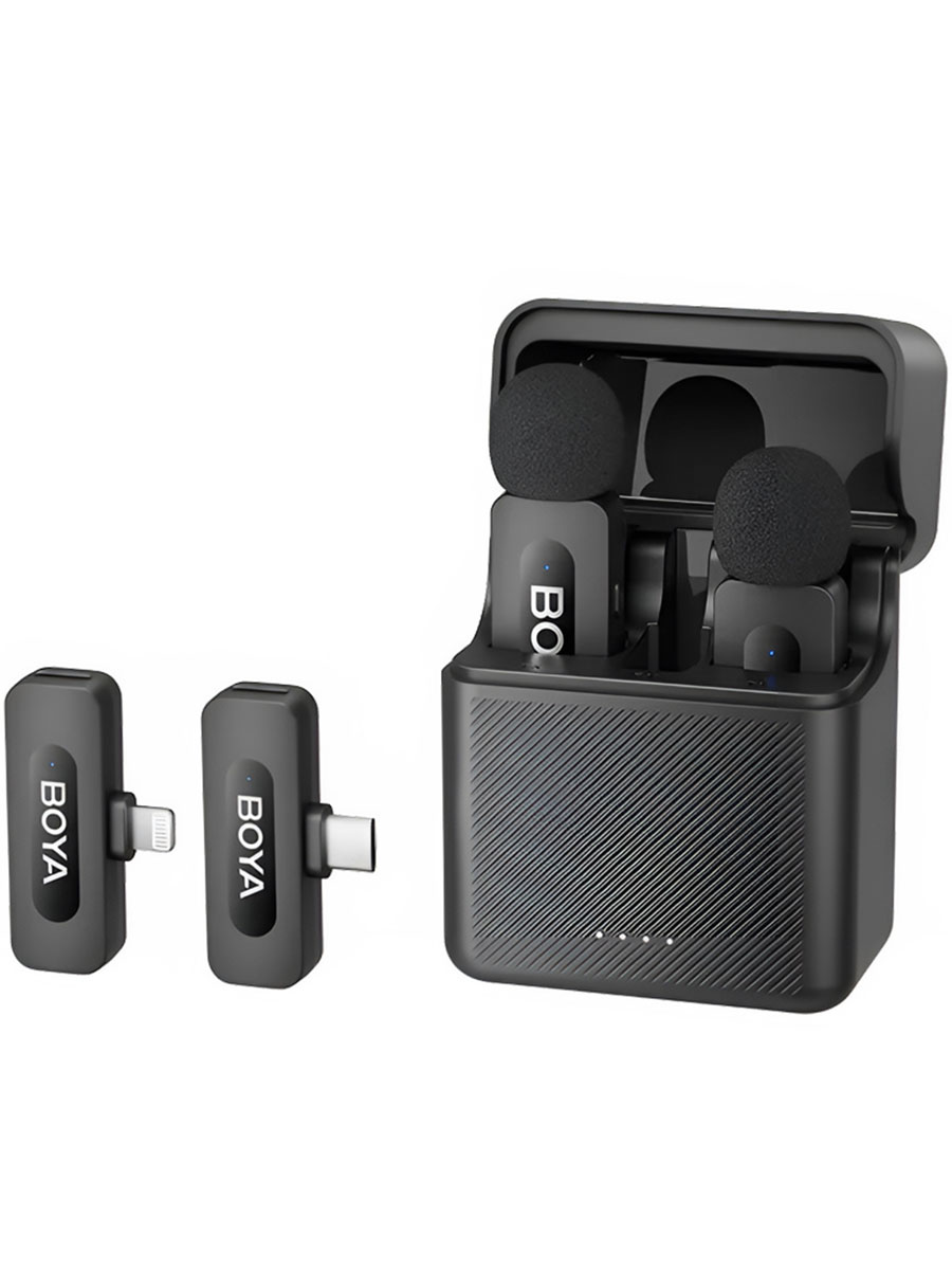 Microfon Boya Combo 3in1 Black - Foto #1