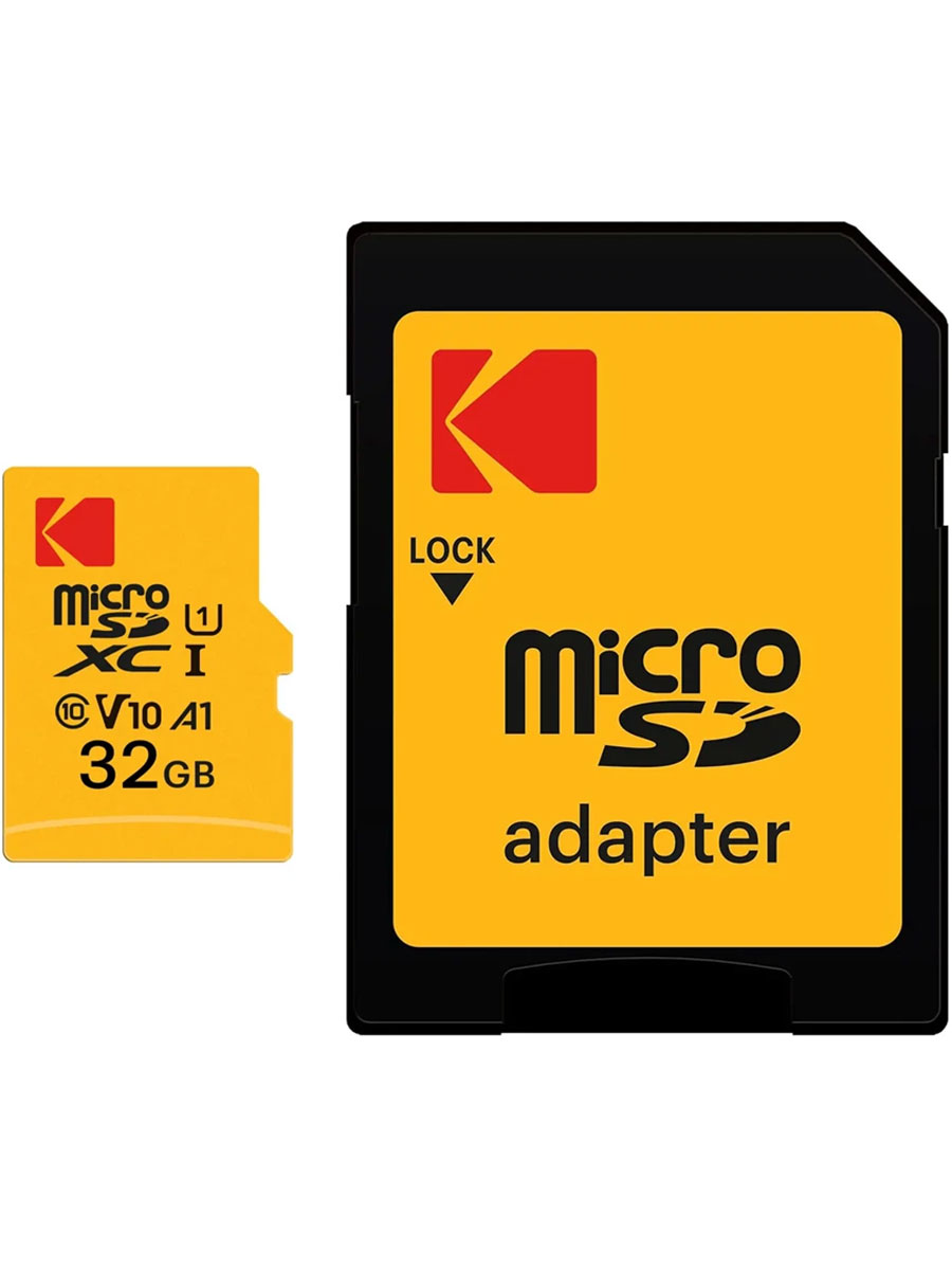 Карта памяти Kodak MicroSD 32GB UHS-I U1 V10 - Фото #1