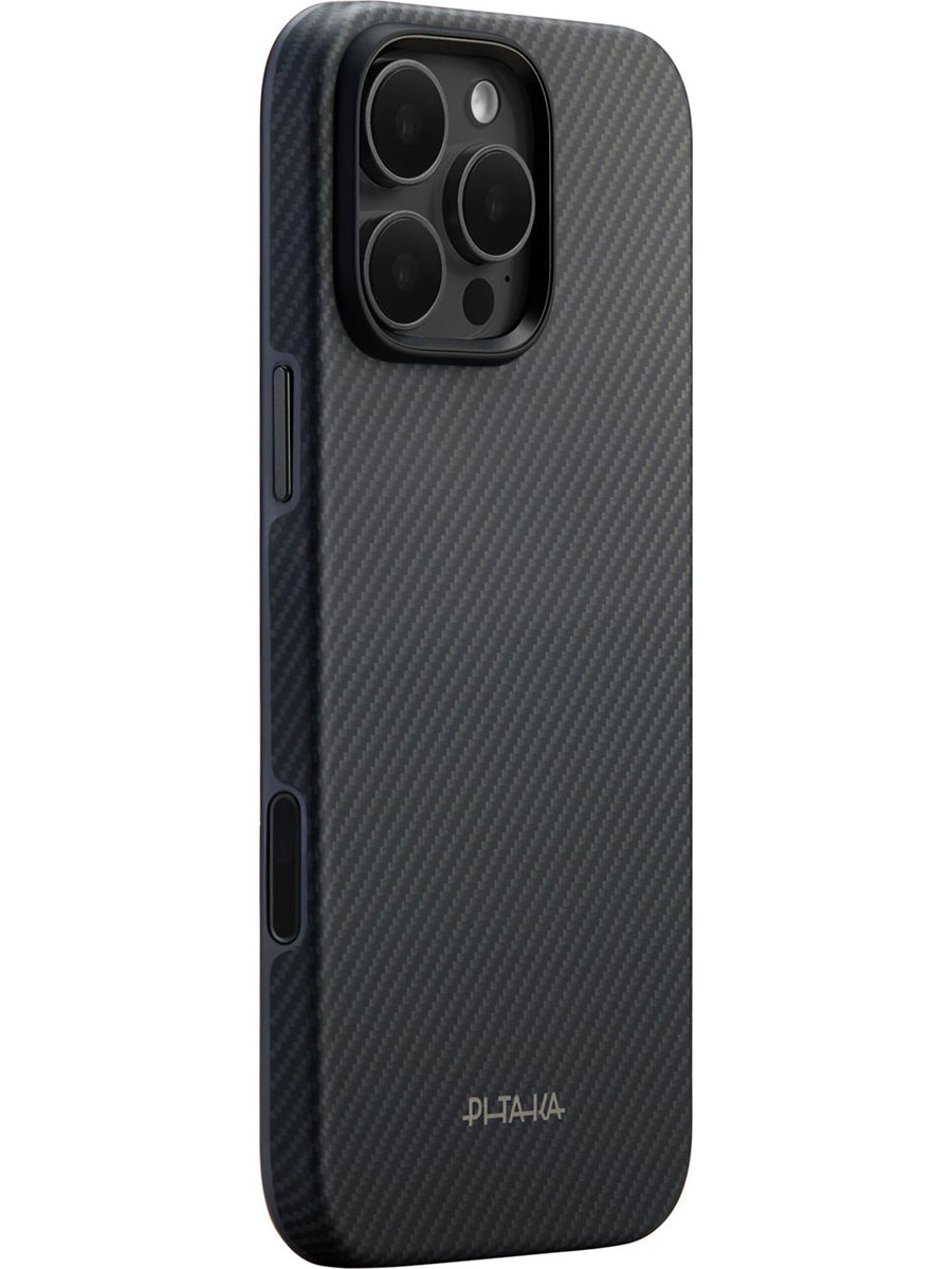 Husă Pitaka iPhone 16 Pro Max Summa Black - Foto #3