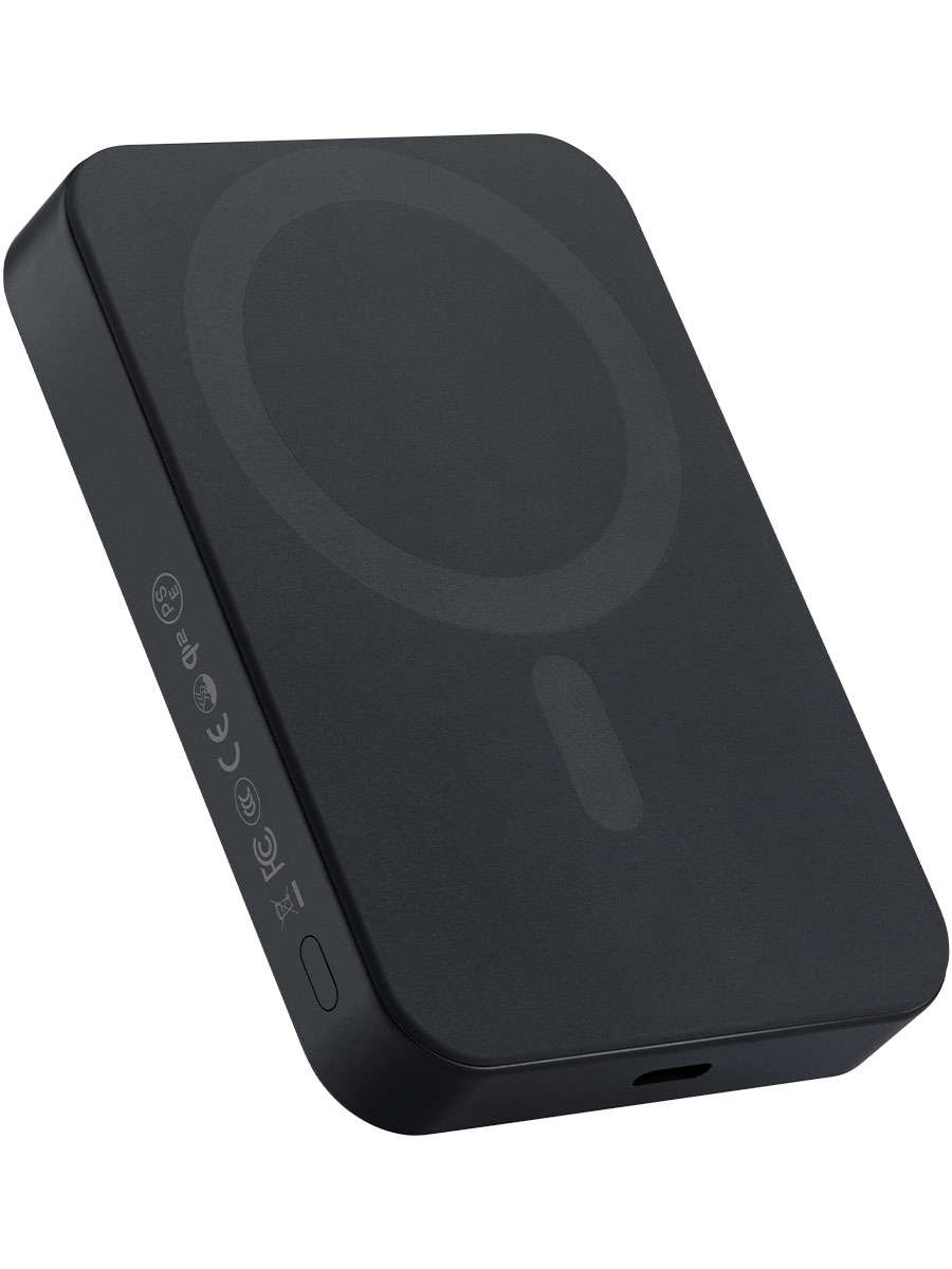 Acumulator extern Pitaka Aramid Fiber Magnetic 10000 mAh 15W Black - Foto #2