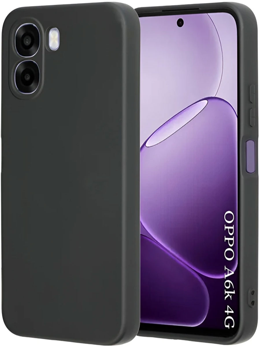Чехол WOO Liquid Oppo A6k 4G Black - Фото #1