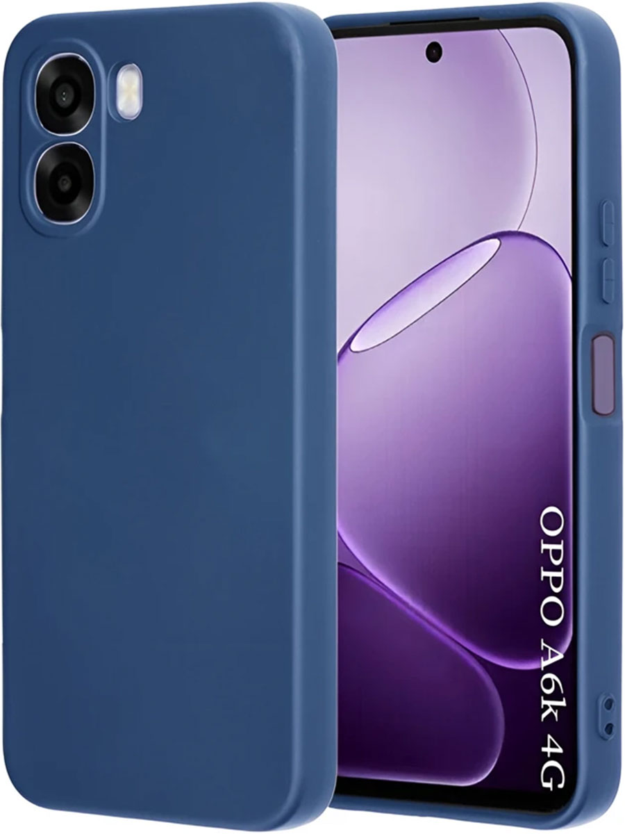 Чехол WOO Liquid Oppo A6k 4G Blue - Фото #1