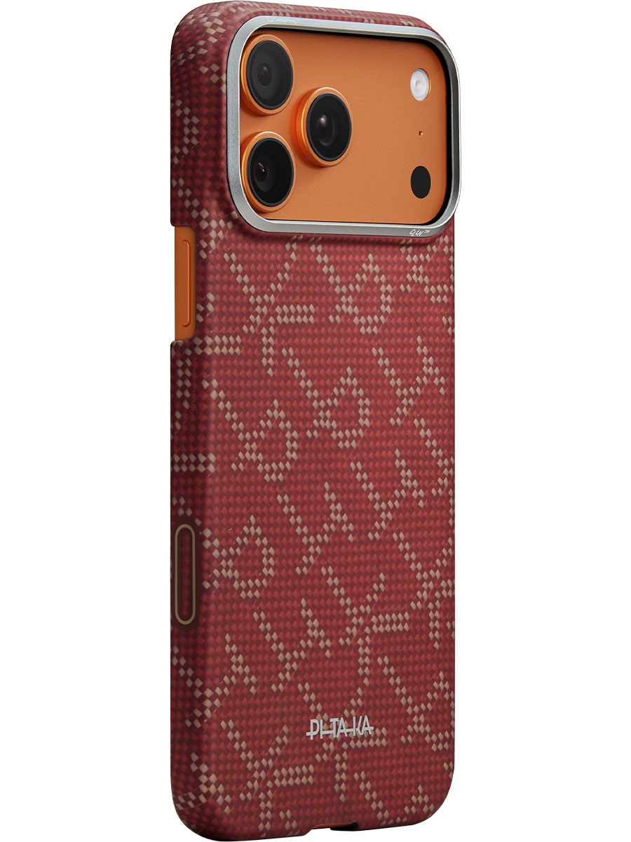 Husă Pitaka iPhone 17 Pro Ultra-Slim Red - Foto #2