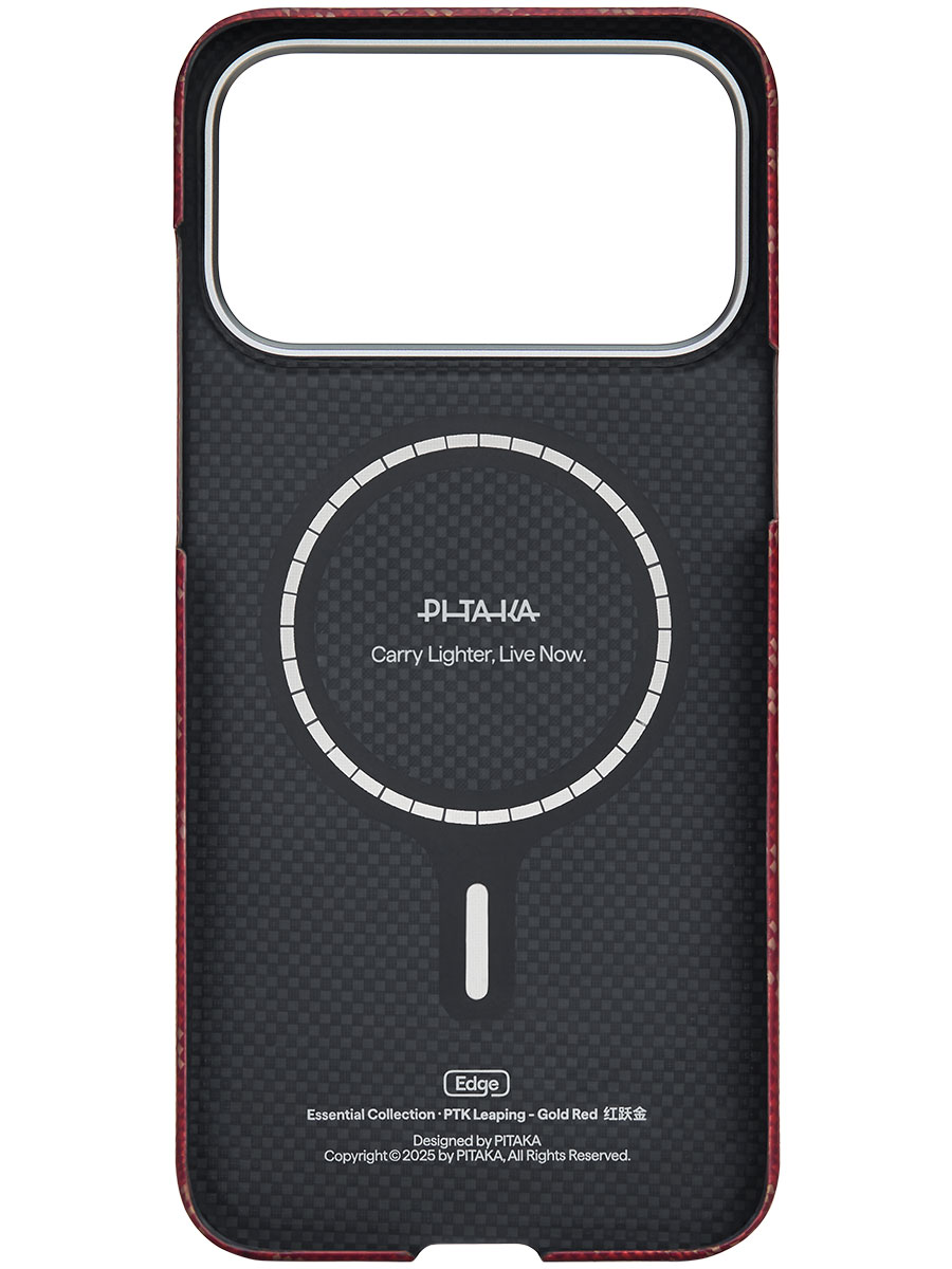 Husă Pitaka iPhone 17 Pro Ultra-Slim Red - Foto #3