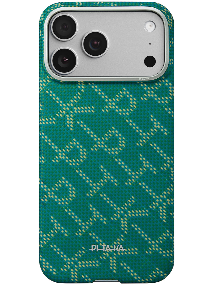 Чехол Pitaka iPhone 17 Pro Max Ultra-Slim Green - Фото #1
