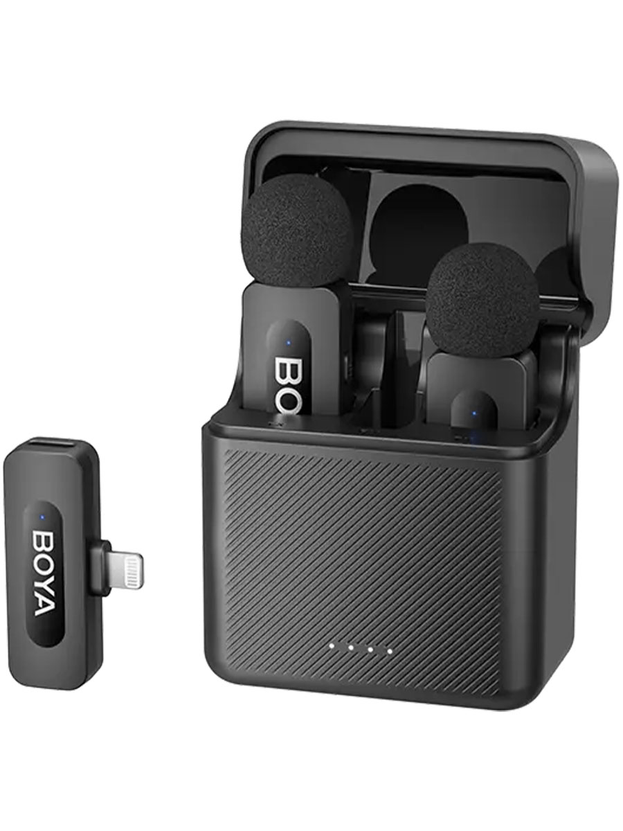 Microfon Boya Ultracompact BY-V30 Dual Black - Foto #1