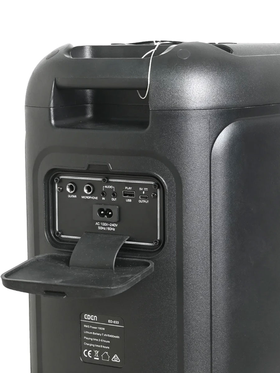 Портативная колонка Eden Party Speaker ED-633 60W Black - Фото #4