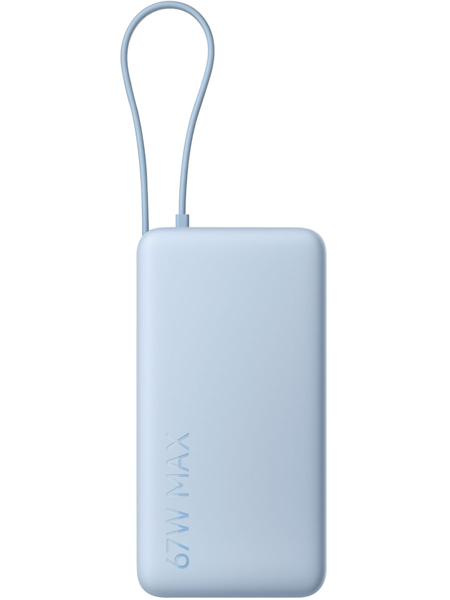 Портативное зарядное устройство Xiaomi 20000mAh 67W Cable Blue - Фото