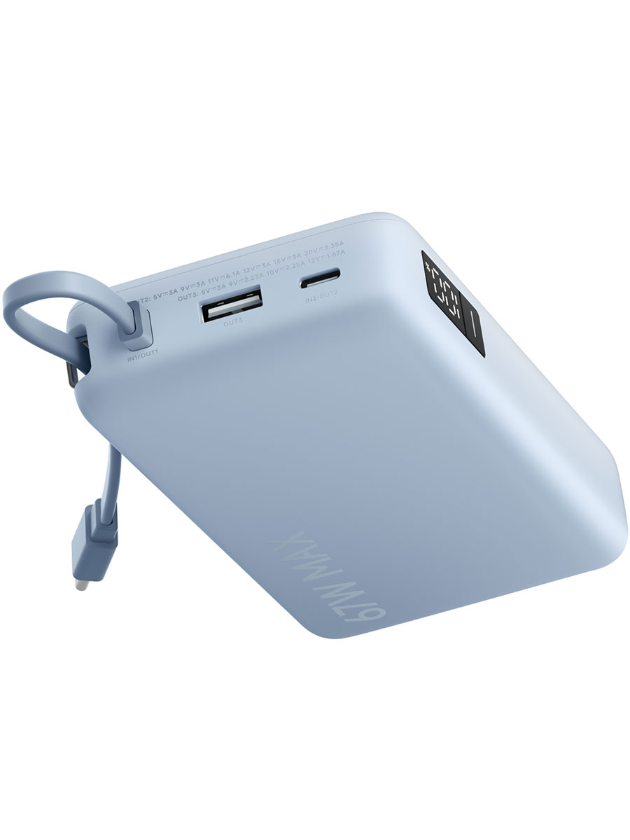Портативное зарядное устройство Xiaomi 20000mAh 67W Cable Blue - Фото #2