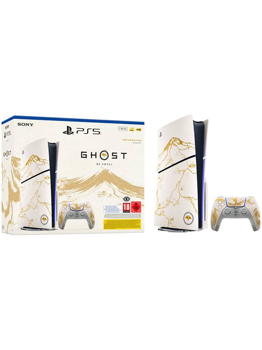 Игровая приставка Sony PlayStation 5 Slim Disk Edition 1TB White + Ghost of Yōtei - Фото #4