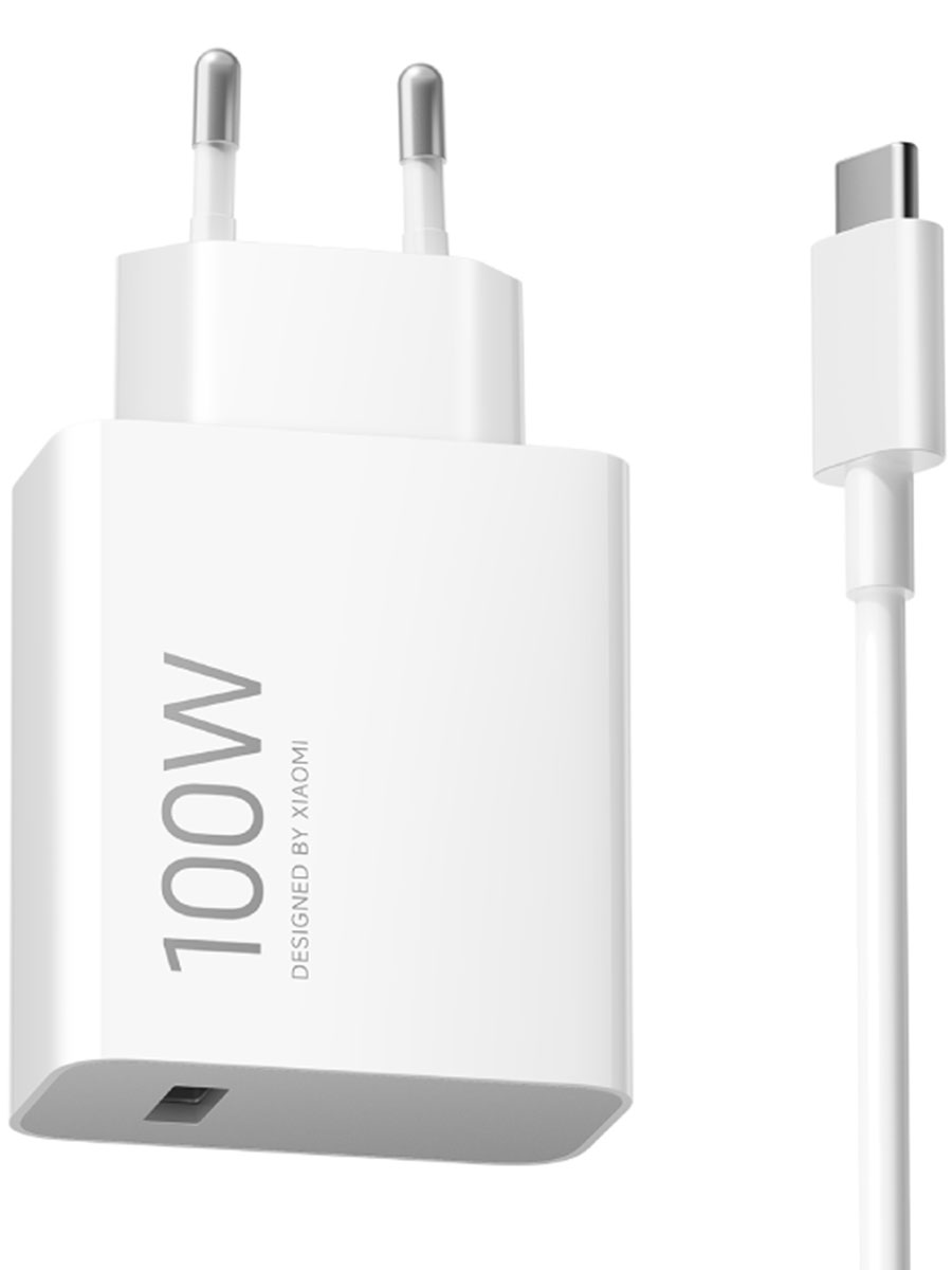 Încărcător rețea cu cablu Xiaomi Charging Combo 100W White - Foto