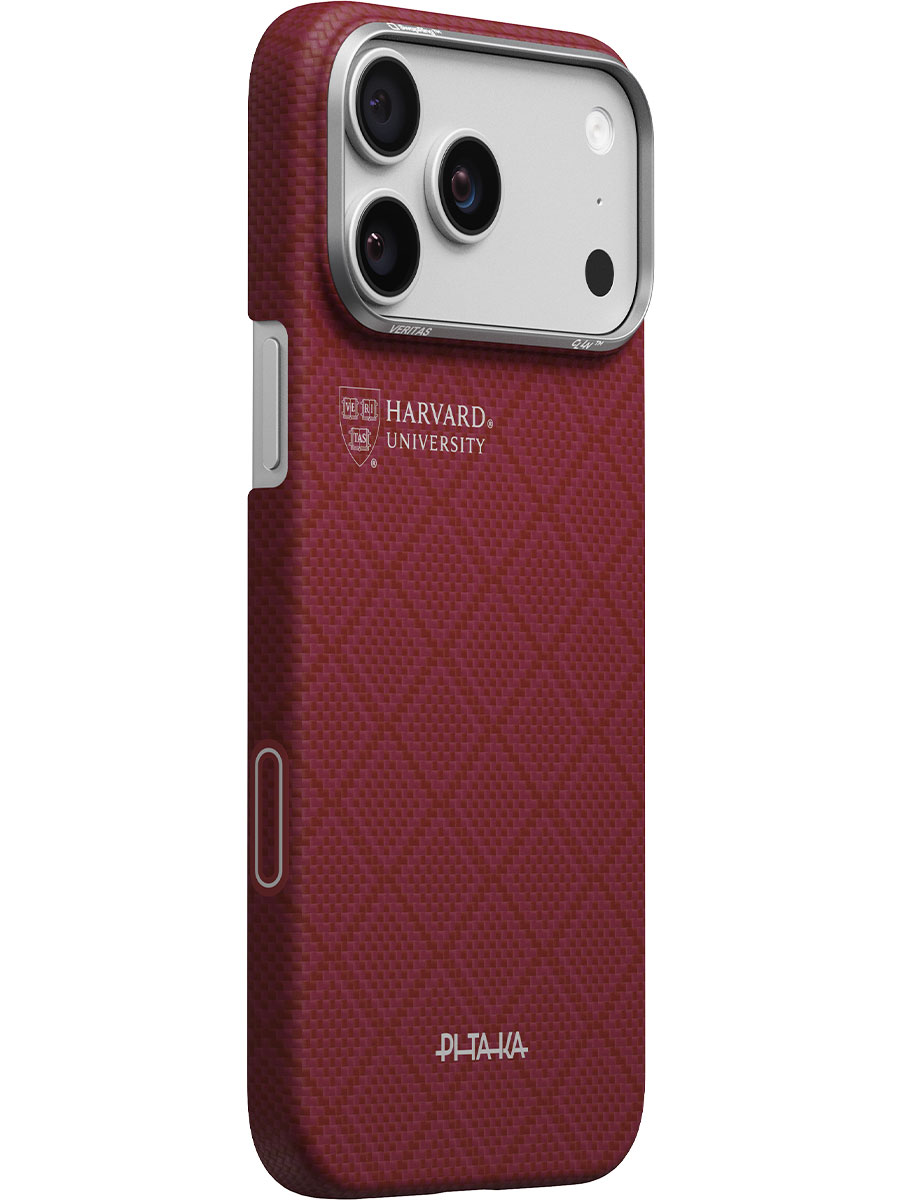 Чехол Pitaka Harvard University iPhone 17 Pro Ultra-Slim Red - Фото #2