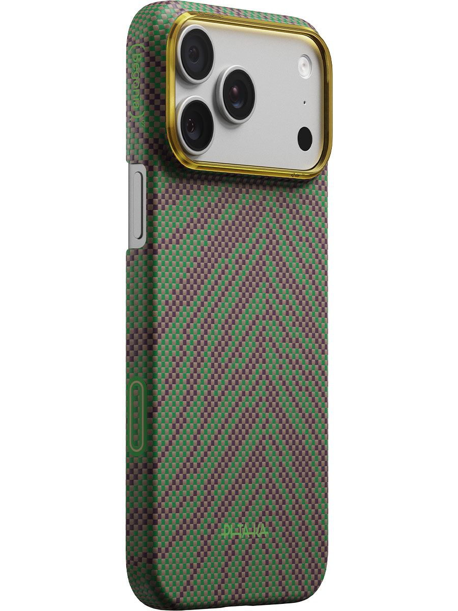 Чехол Pitaka Sprout Surge iPhone 17 Pro Ultra-Slim Green - Фото #2
