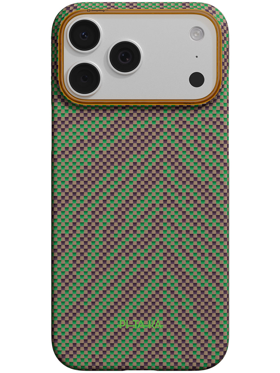 Чехол Pitaka Sprout Surge iPhone 17 Pro Max Ultra-Slim Green - Фото #1