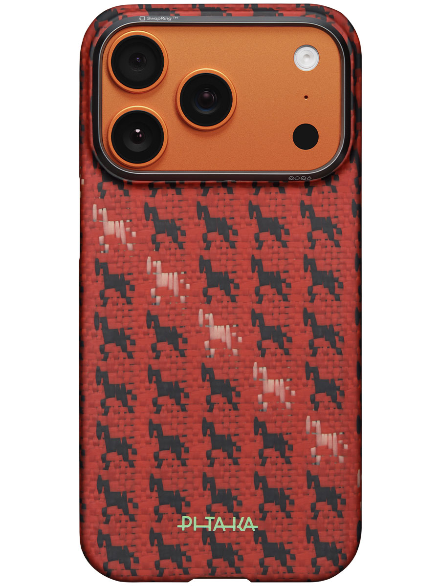 Чехол Pitaka iPhone 17 Pro Max Ultra-Slim Cinnabar Steed - Фото #1