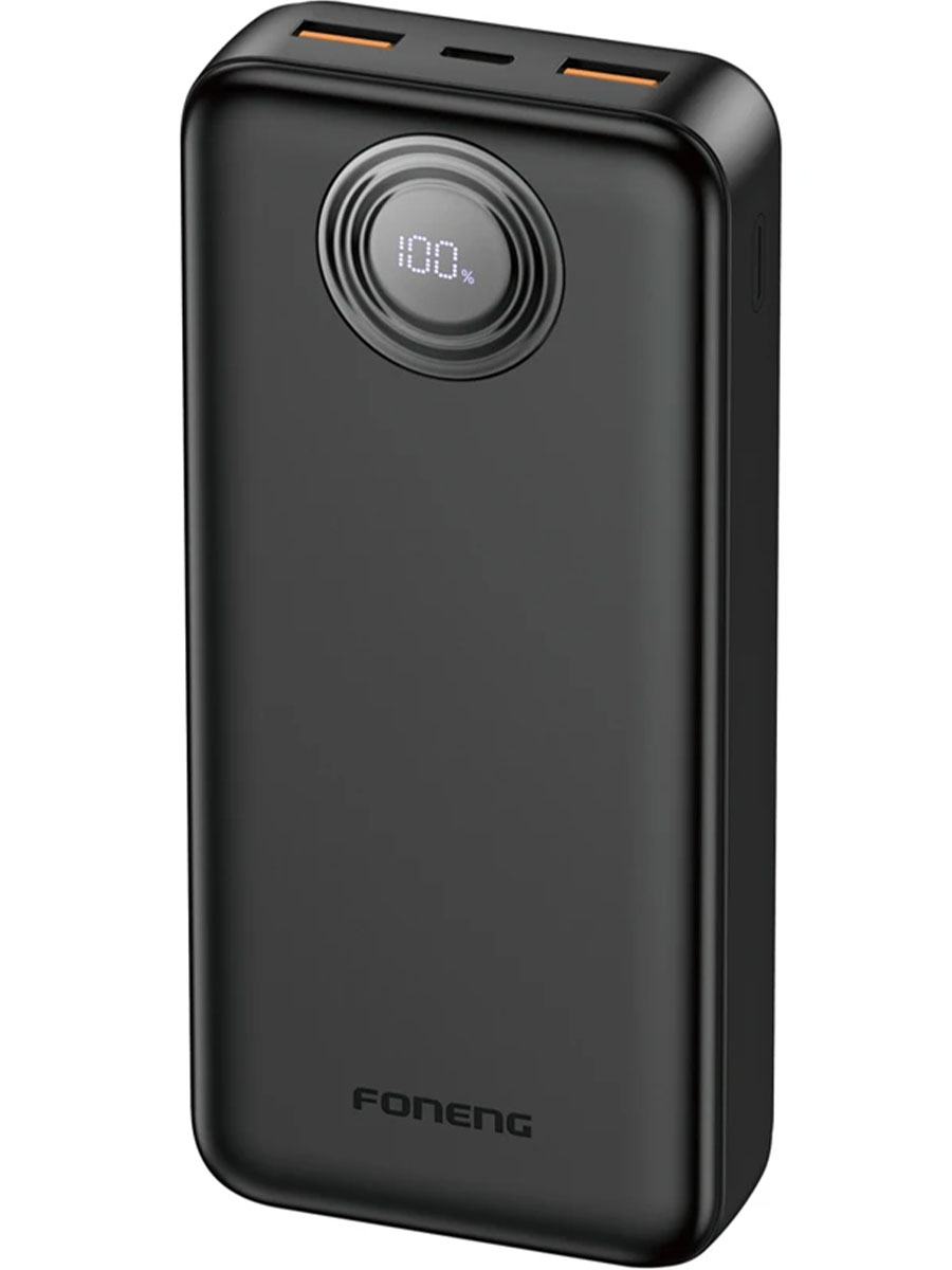 Портативное зарядное устройство Foneng PX102 20000 mAh 22.5W Black - Фото