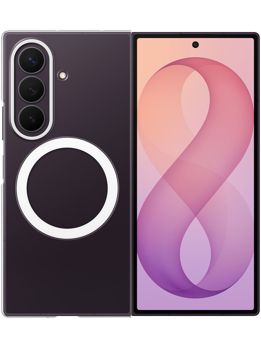Чехол Samsung Galaxy Fold 8 Ultra Clear Magnet Transparent - Фото
