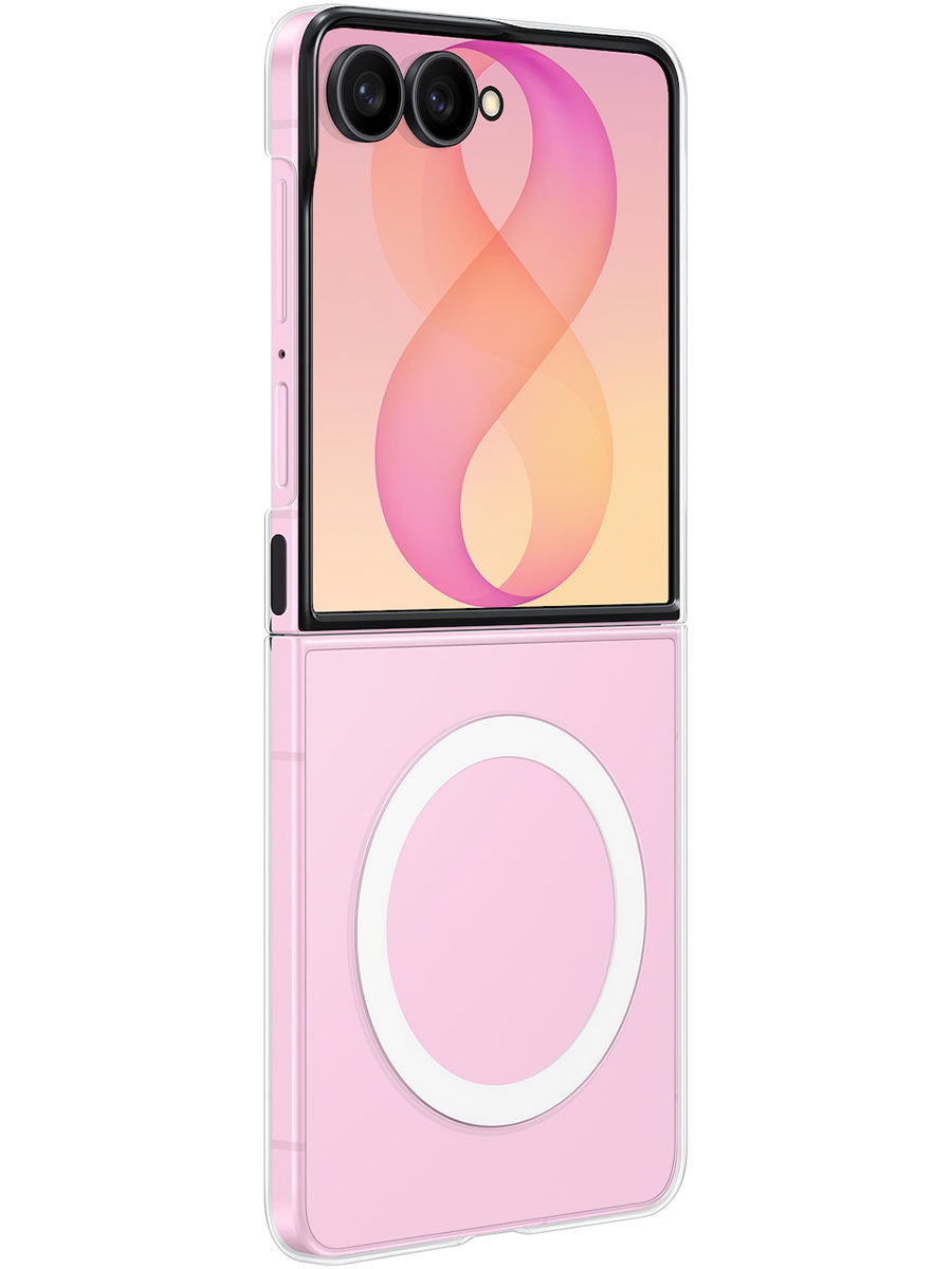 Чехол Samsung Galaxy Flip 8 Clear Magnet Transparent - Фото #2