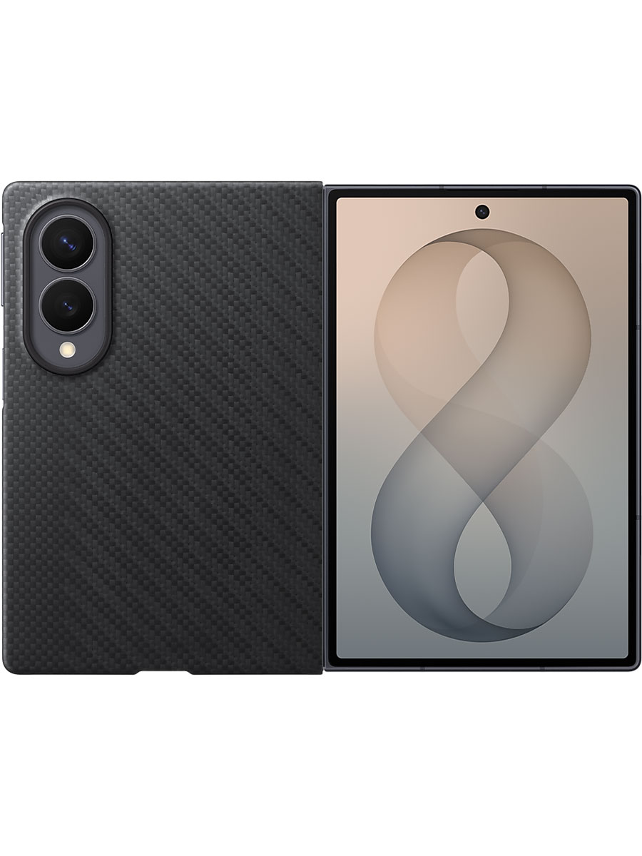 Чехол Samsung Galaxy Fold 8 Carbon Magnet Black - Фото #2
