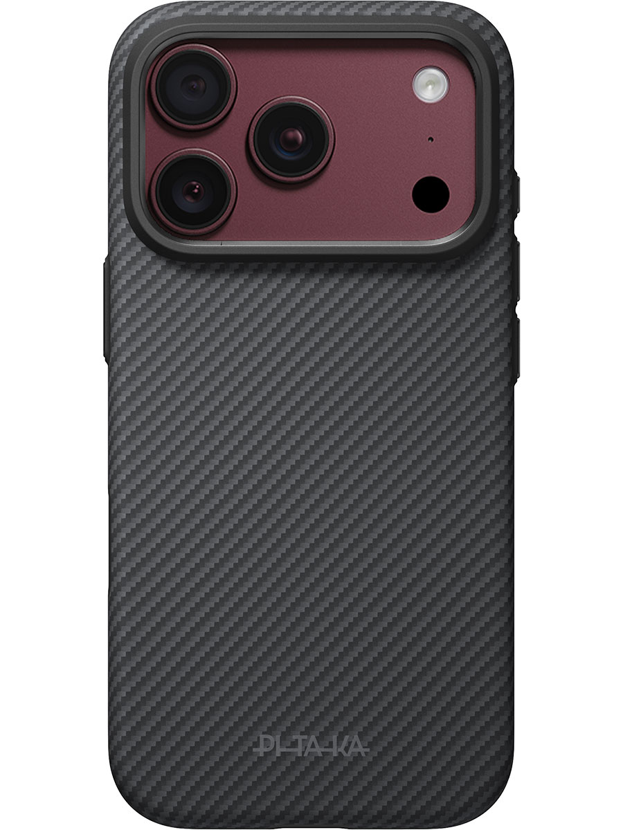 Husă Pitaka Summa iPhone 18 Pro Max Black - Foto #1