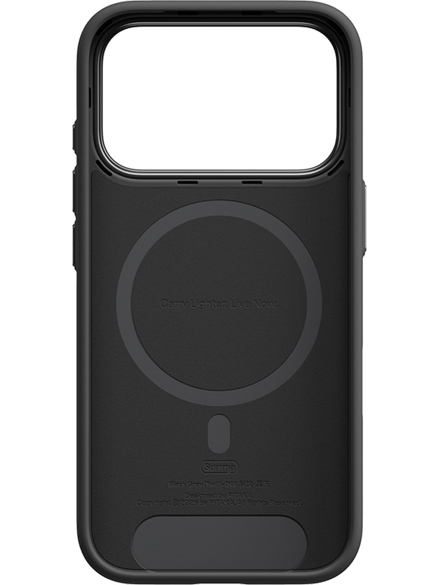 Husă Pitaka Summa iPhone 18 Pro Max Black - Foto #2