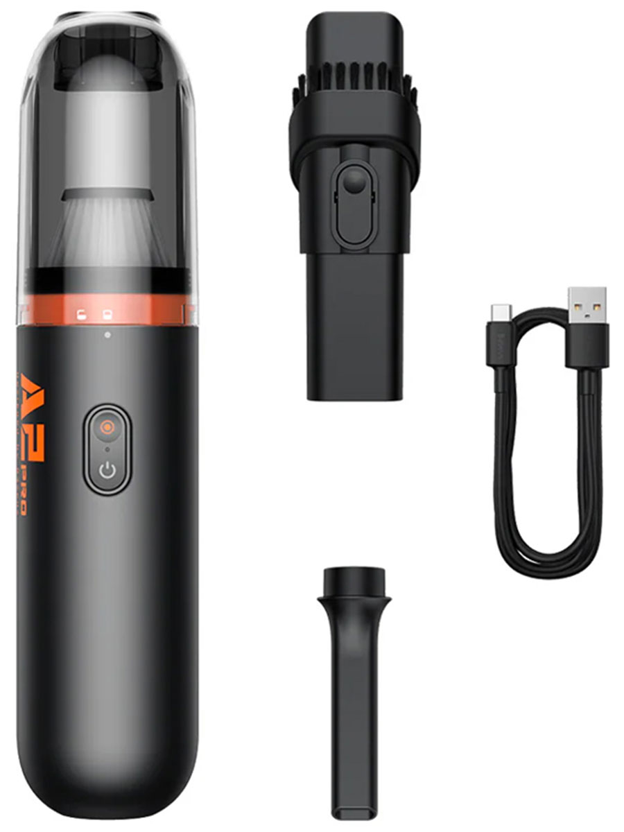 Автомобильный пылесос Baseus A2 Pro 80W Black - Фото #3