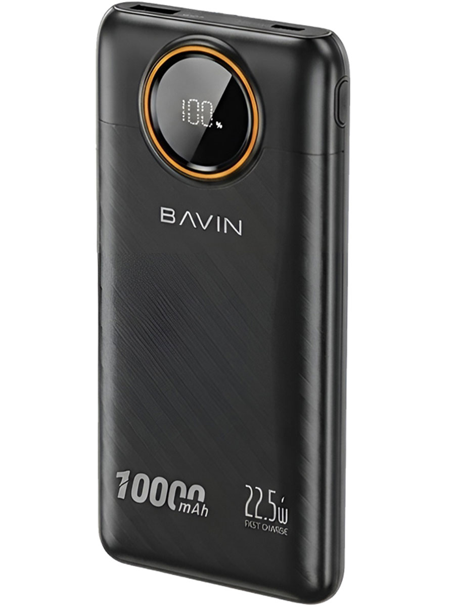 Портативное зарядное устройство BAVIN PC1152 10000 mAh 22.5W Black - Фото #1