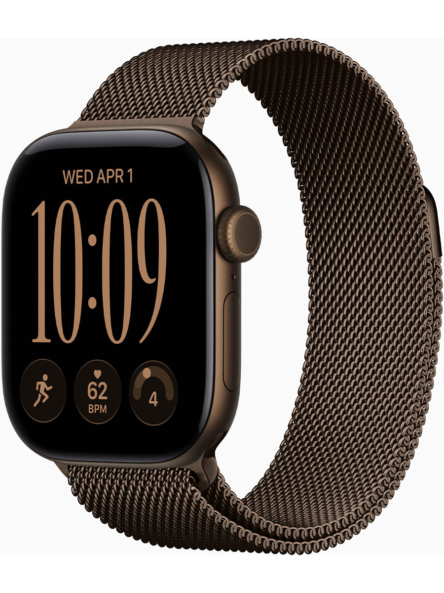 Умные часы Apple Watch Series 12 46mm Dark Bronze Milanese Loop - Фото #1