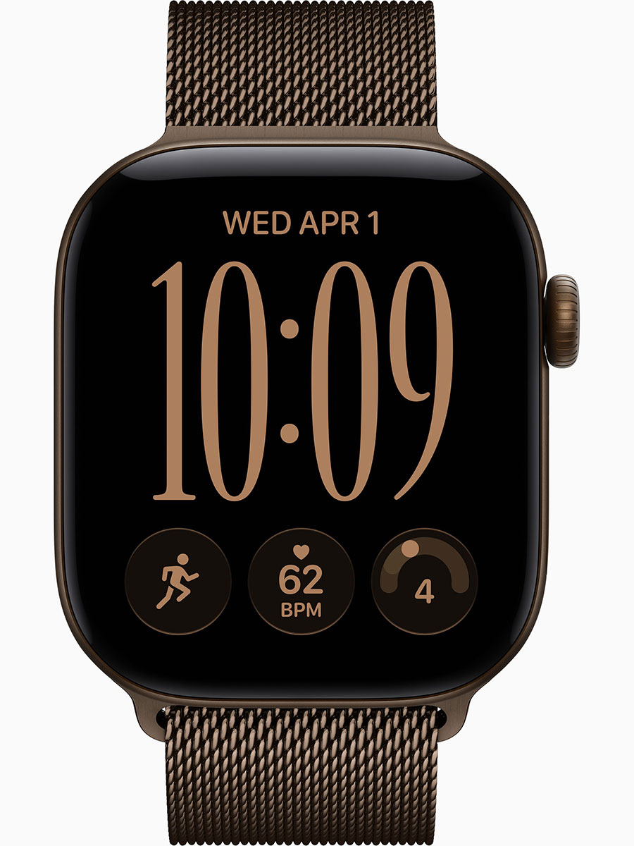 Ceas inteligent Apple Watch Series 12 42mm Dark Bronze Milanese Loop - Foto #2