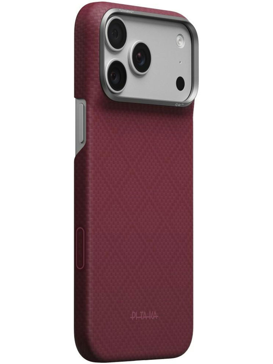 Чехол Pitaka Edge iPhone 18 Pro Burgundy - Фото #2