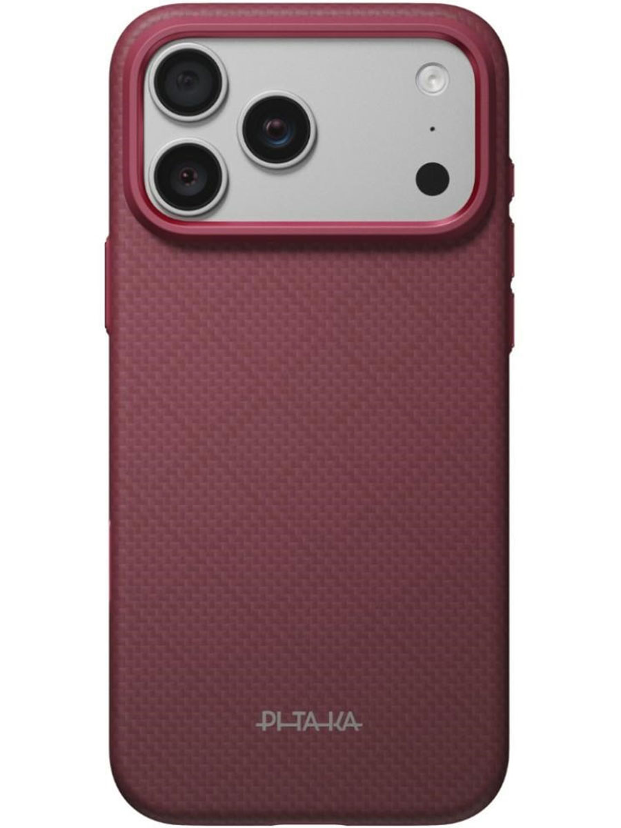 Чехол Pitaka Edge iPhone 18 Pro Max Burgundy - Фото #1